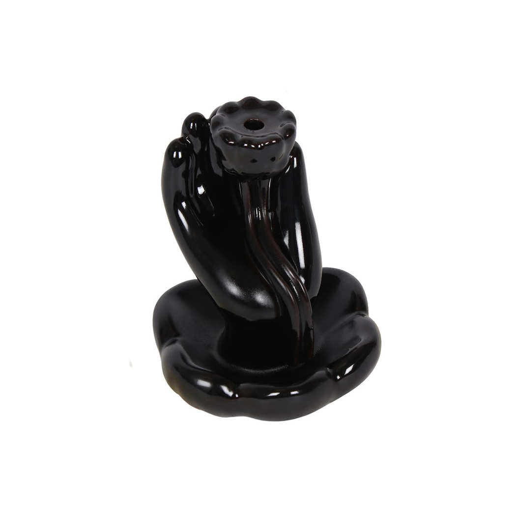 N/A Hand & Lotus Flower Backflow Incense Burner -