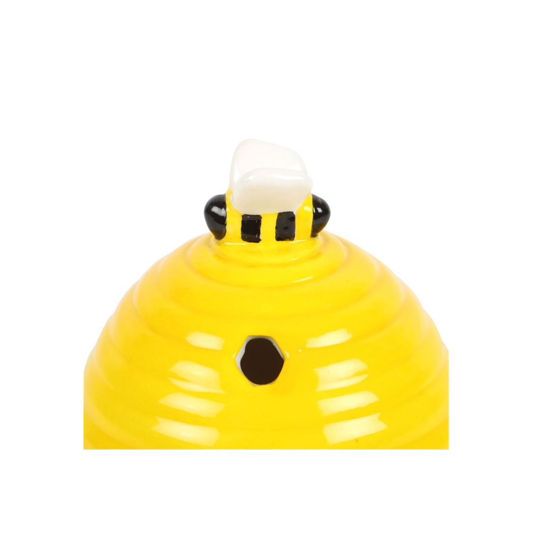 N/A Yellow Beehive Incense Cone Holder -