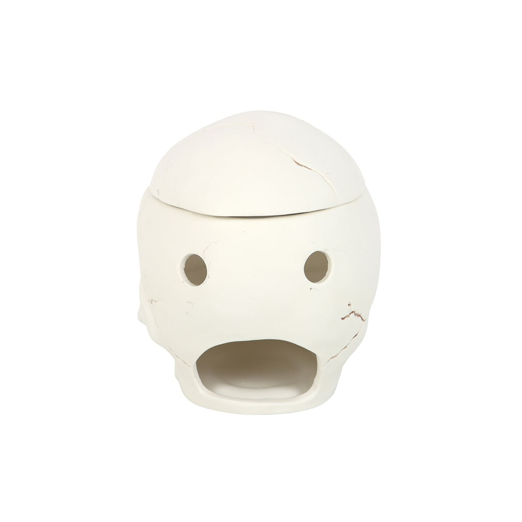 N/A Weathered Skull Oil Burner and Wax Warmer -