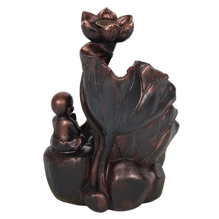 N/A Bronze Effect Buddha Backflow Incense Burner -
