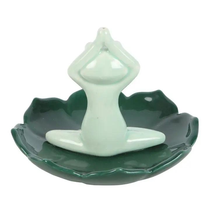 N/A Yoga Frog Incense Stick Holder -