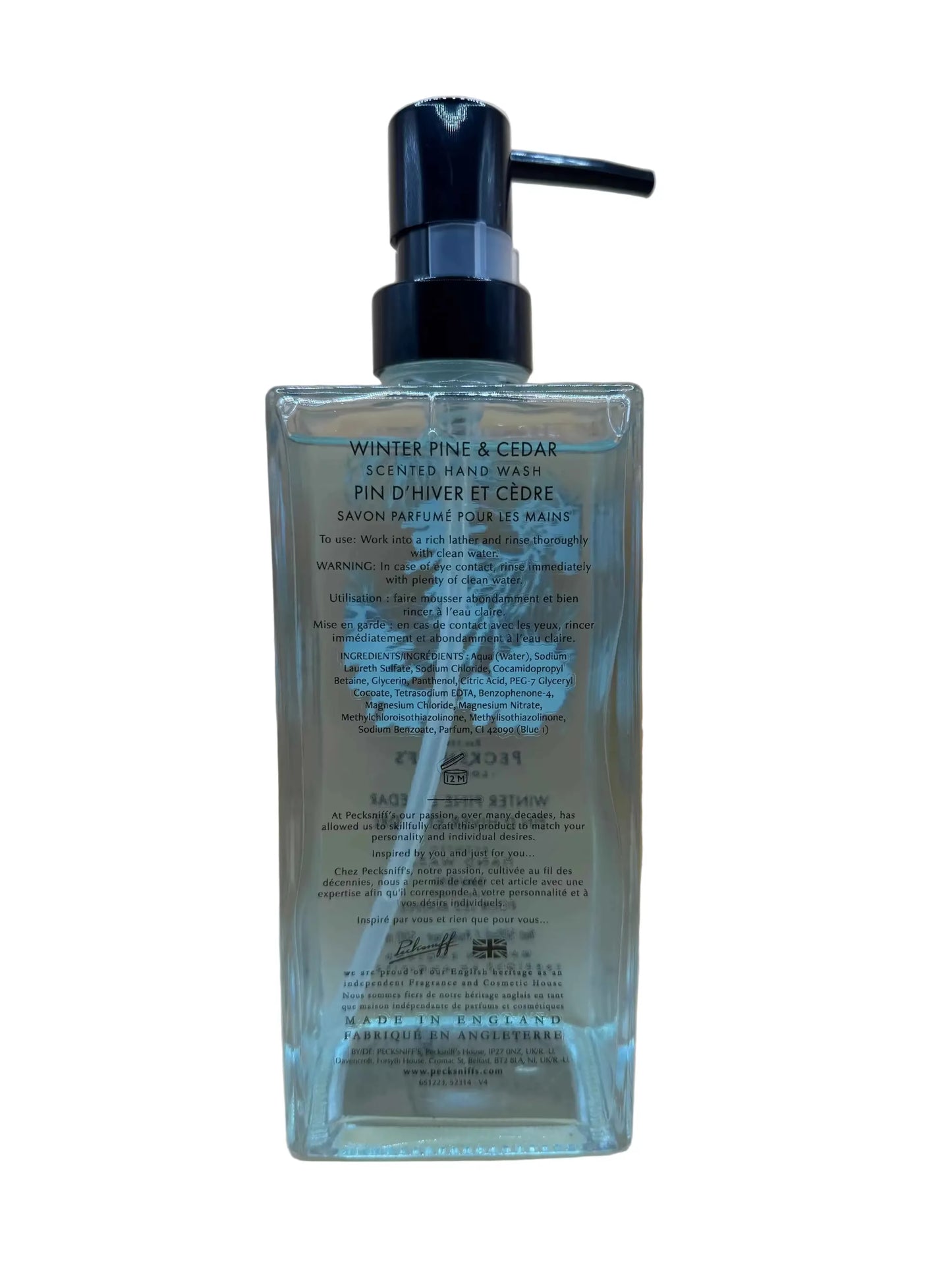 Pecksniff’s Winter Pine Hand Wash 500ml - Nourishing Cedar & Pine Hand Wash - Everyday Bargainz