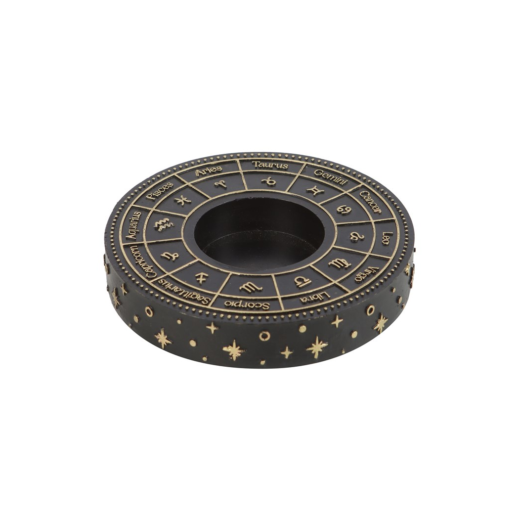 N/A Astrology Wheel Tealight Candle Holder -