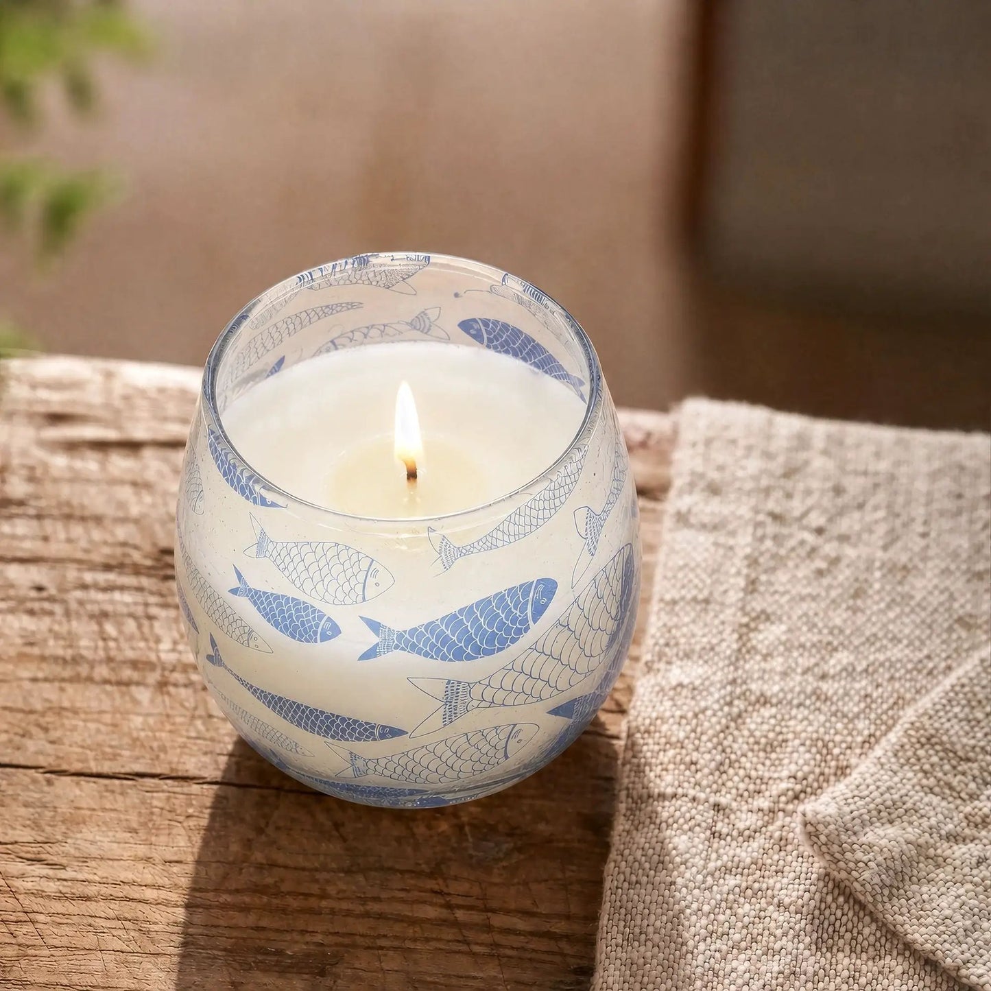 AW Dropship UK Small Glass Jar Candles - Seabreeze - Glass Jar Candles