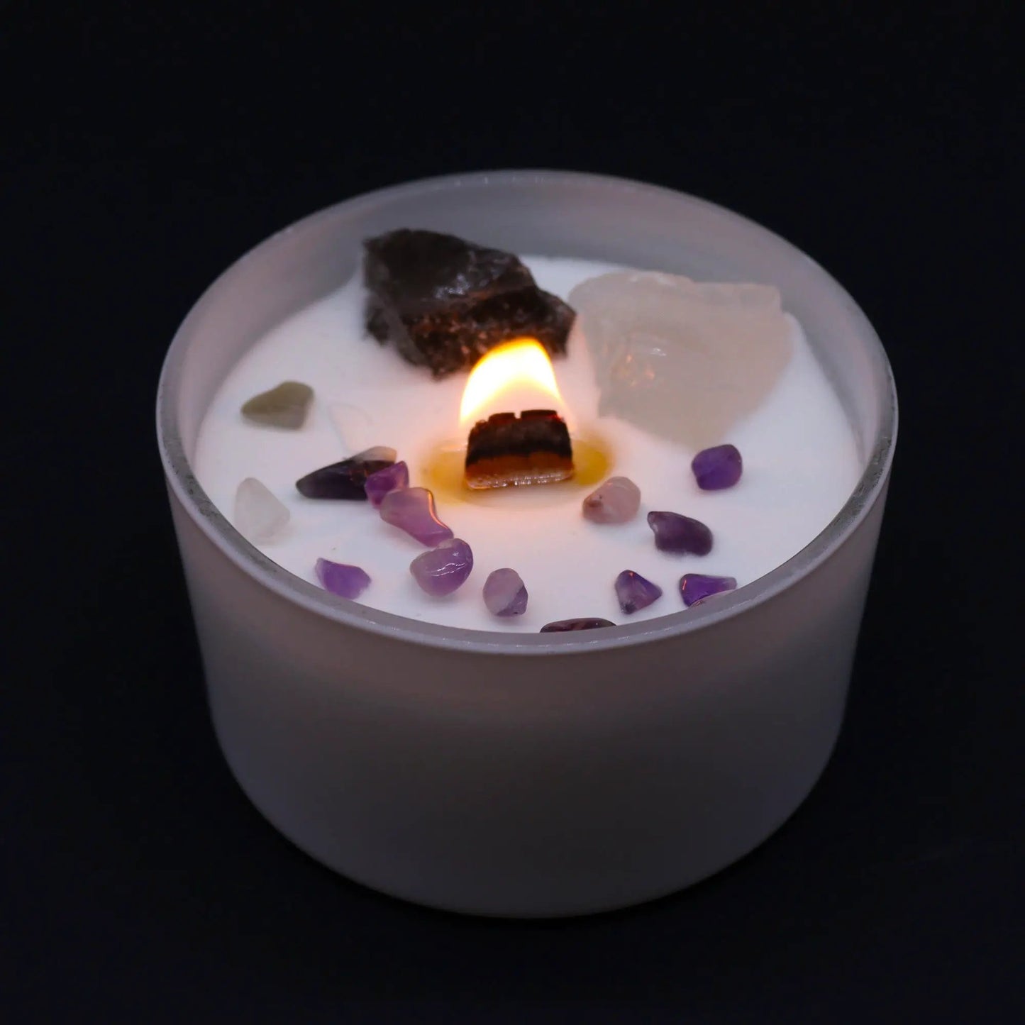 Chakra Crystal Candles - Crown Chakra by AW Dropship UK