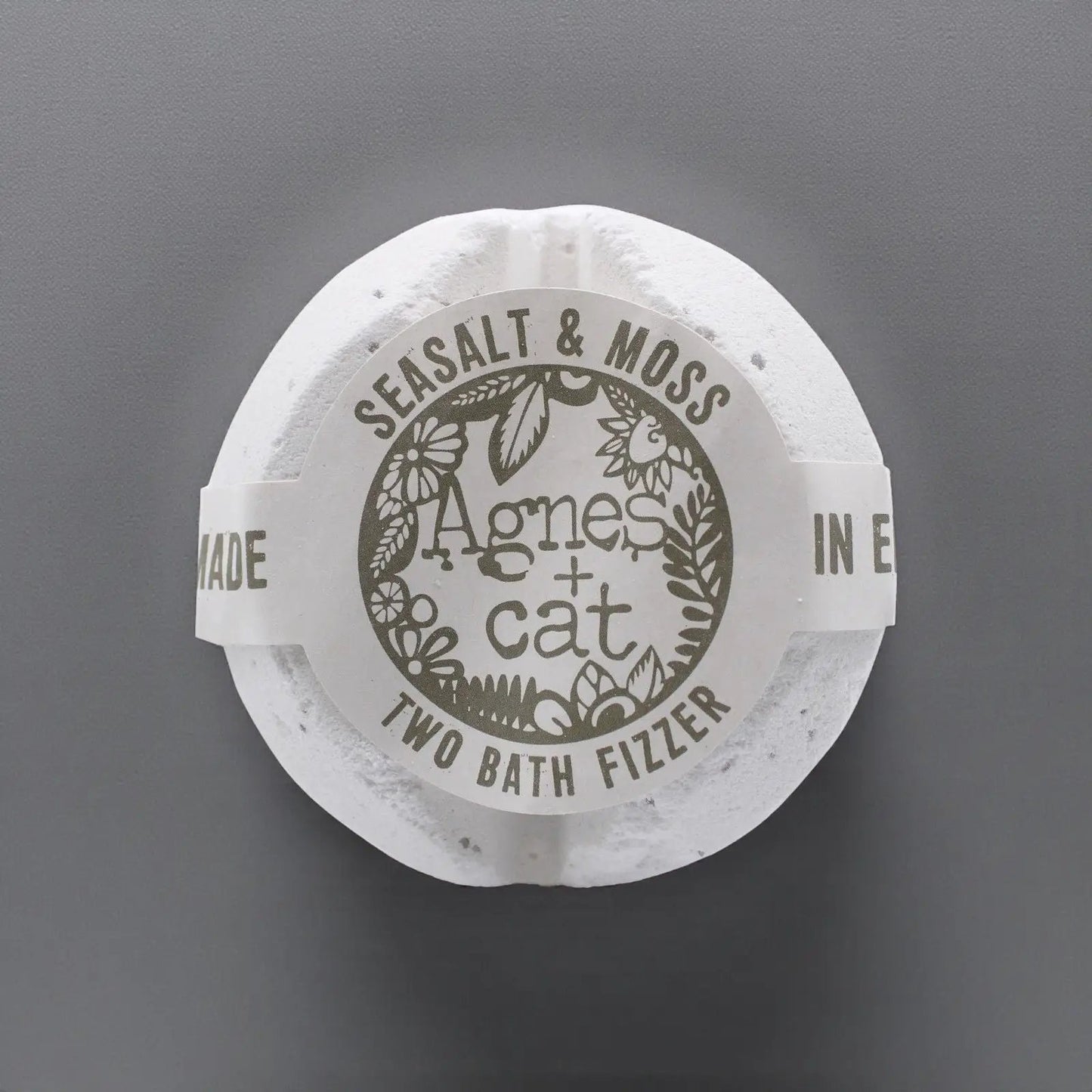 Agnes + Cat Bath Fizzer - Seasalt and Moss