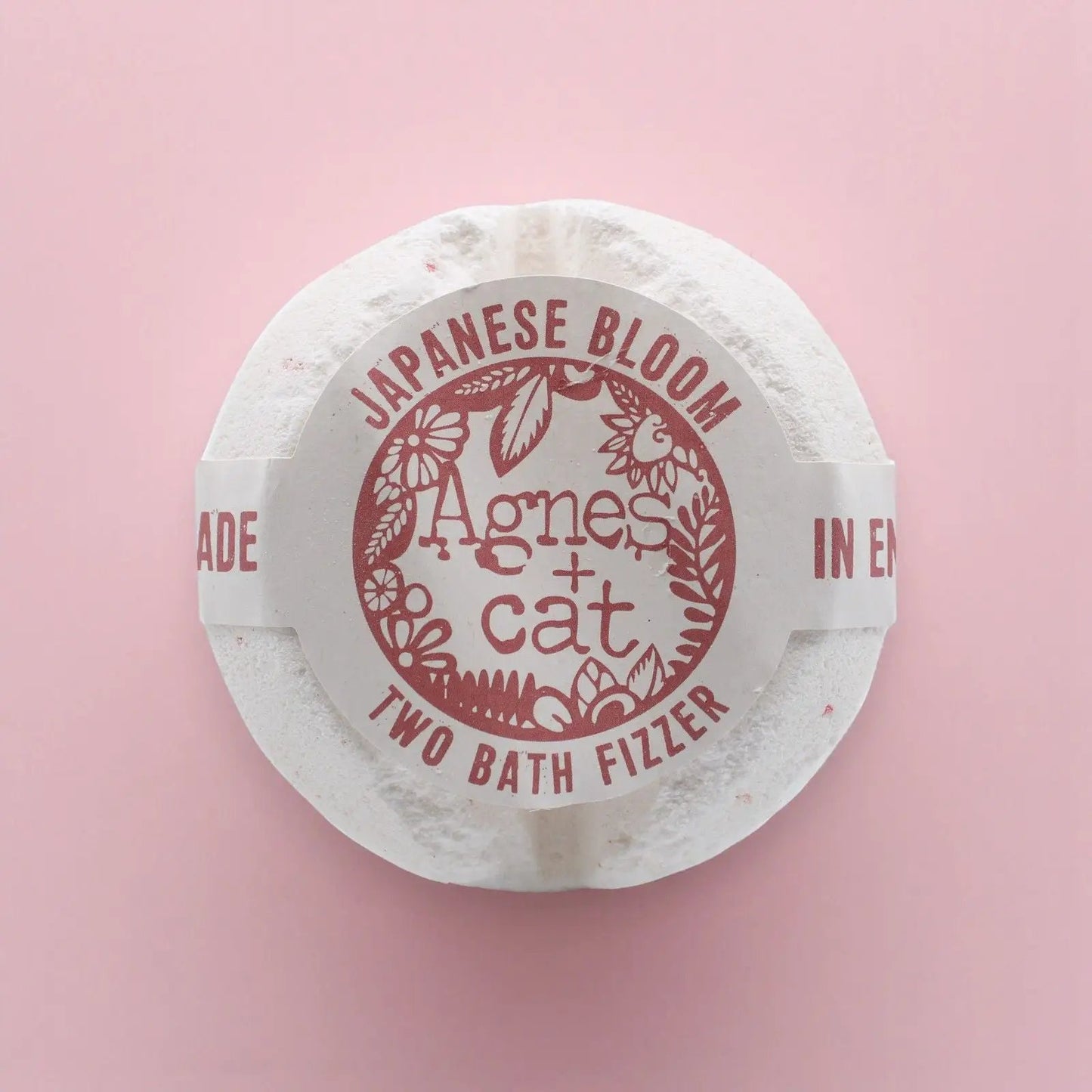 Agnes + Cat Bath Fizzer - Japanese Bloom