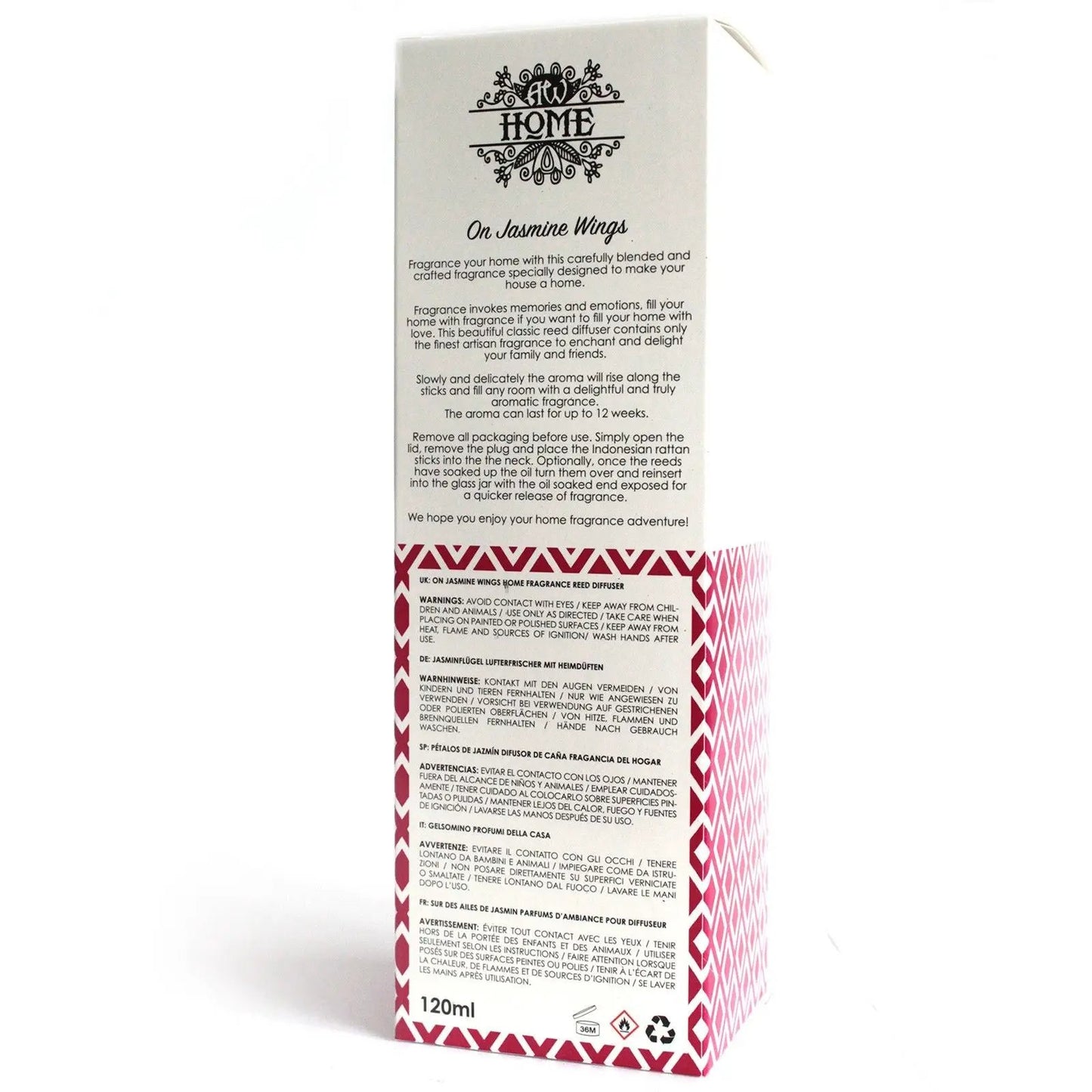 120ml Reed Diffuser Jasmine - On Jasmine Wings - Everyday Bargainz