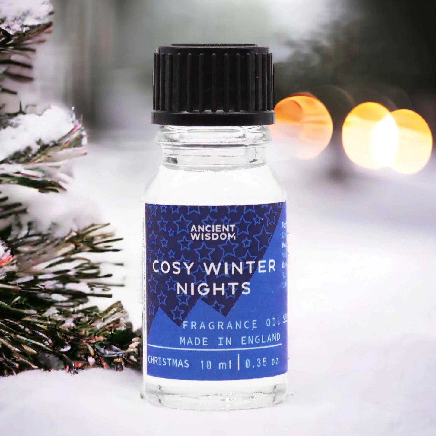Ancient Wisdom Cosy Winter Nights Fragrance Oil Warm Cinnamon Vanilla Woods - Everyday Bargainz