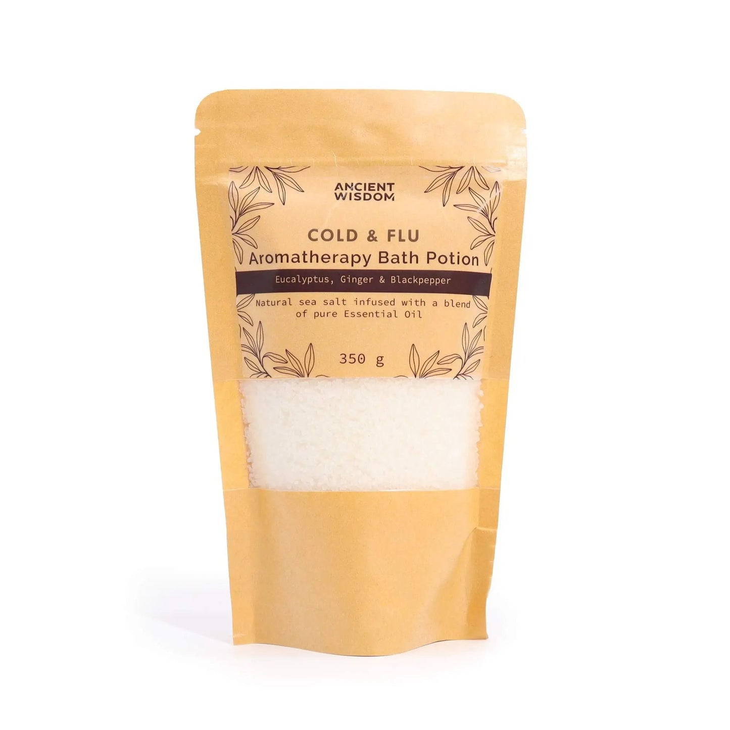 Ancient Wisdom Ancient Wisdom Cold & Flu Bath Potion, 350g - Bath Salts & Soaks Aromatherapy Bath Potion 350g