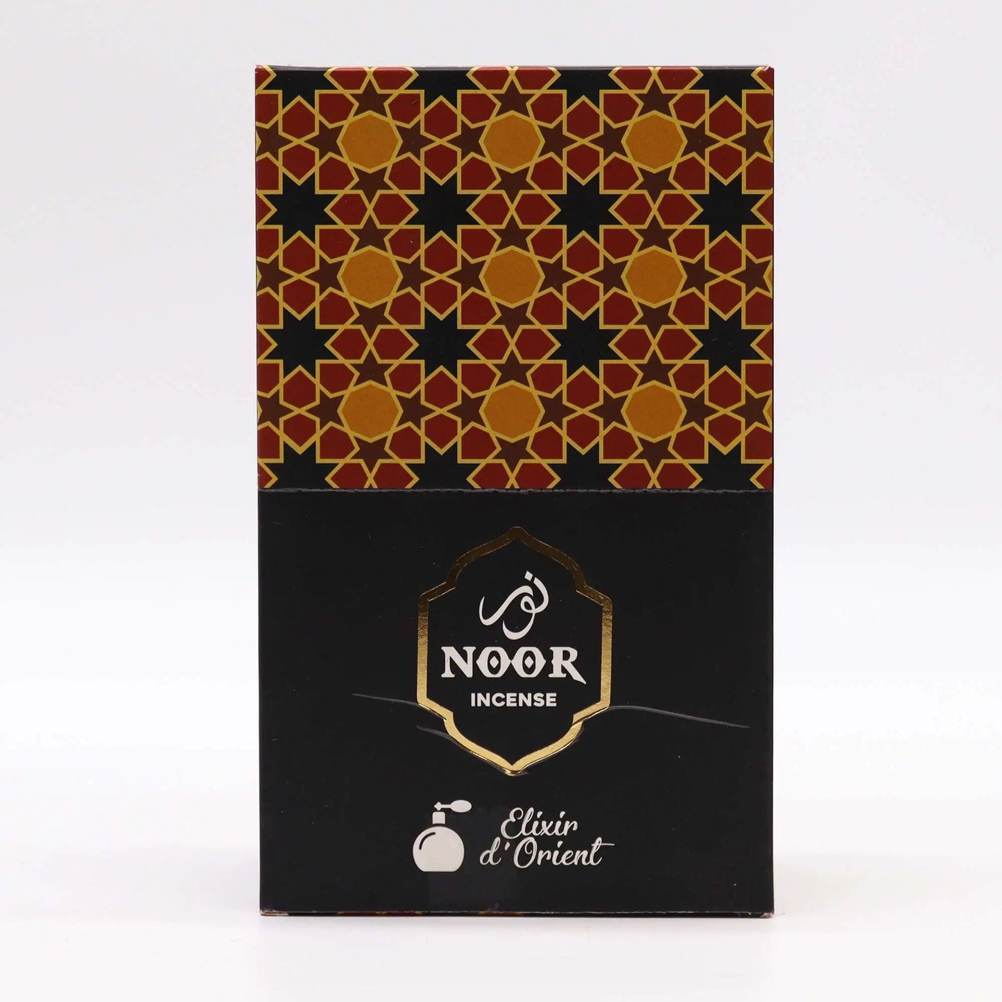 Three-box Noor Oud incense gift set with premium Dehn-Al Oud and ornate gold-pattern packaging.