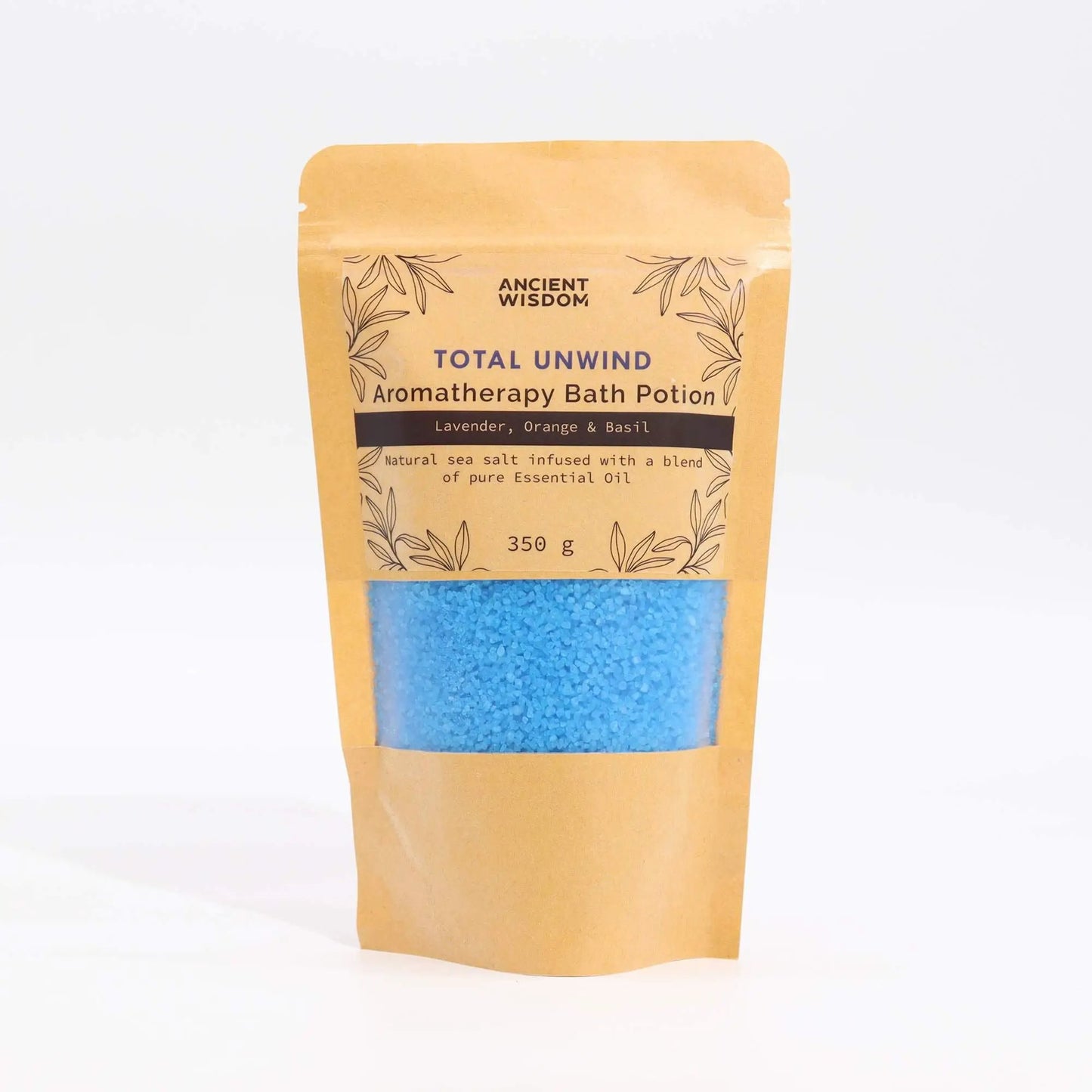 Ancient Wisdom Ancient Wisdom Total Unwind Lavender Orange Basil Bath Potion 350g - Bath Salts & Soaks Aromatherapy Bath Potion 350g