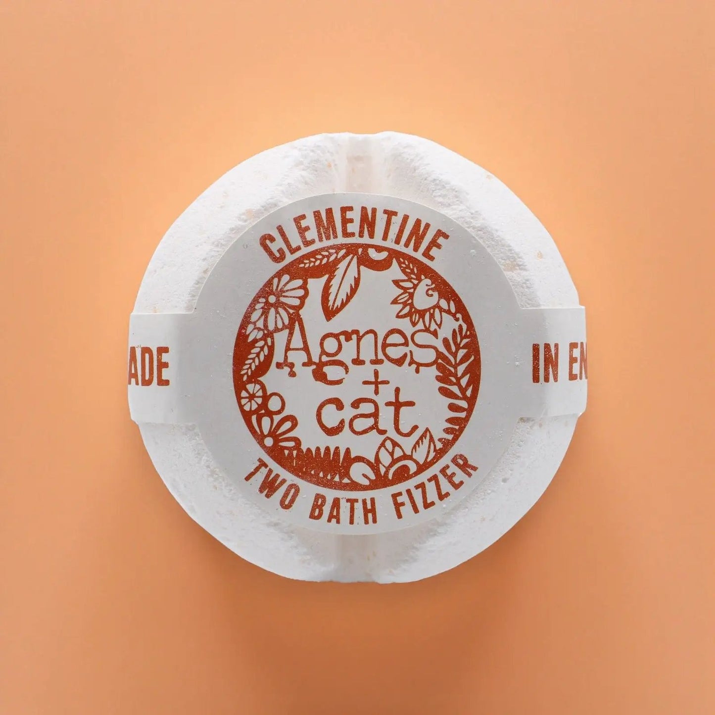 Agnes + Cat Bath Fizzer - Clementine