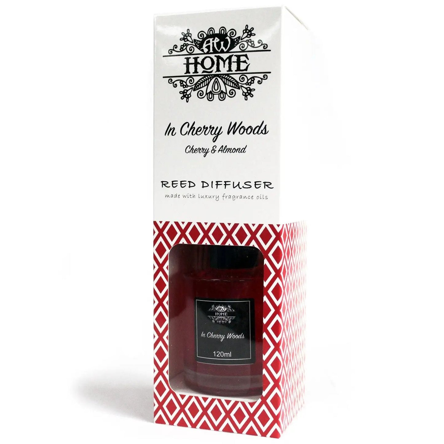 120ml Cherry Woods Reed Diffuser for Aromatic Home Fragrance - Everyday Bargainz