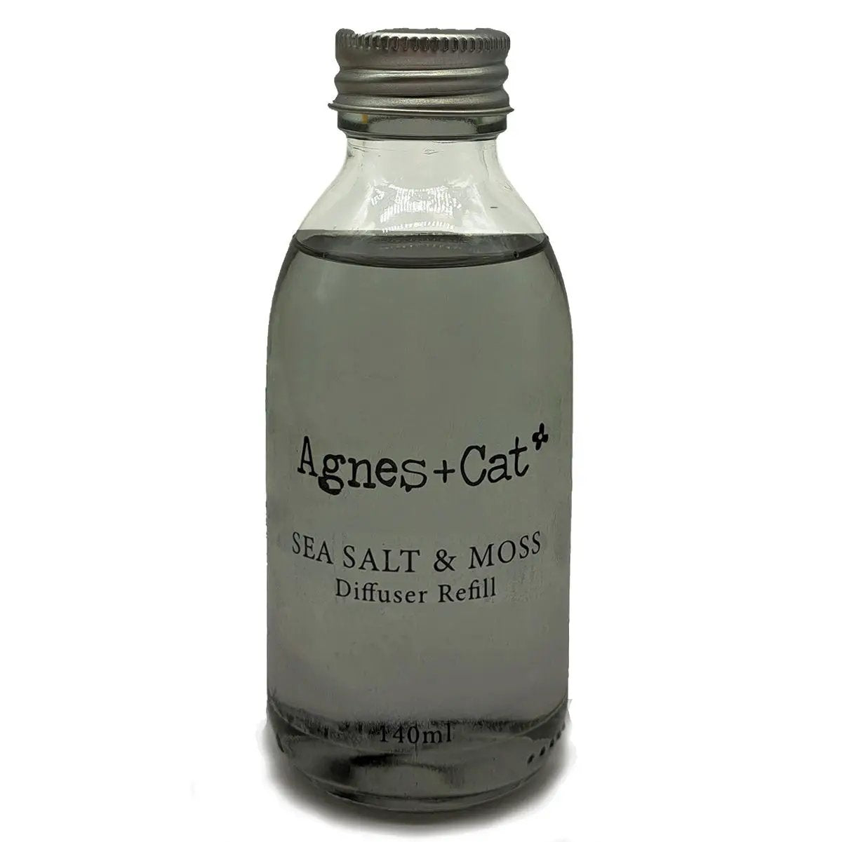 Agnes + Cat Reed Diffuser Refill - Seasalt and Moss 150ml for Fresh Home Fragrance - Everyday Bargainz
