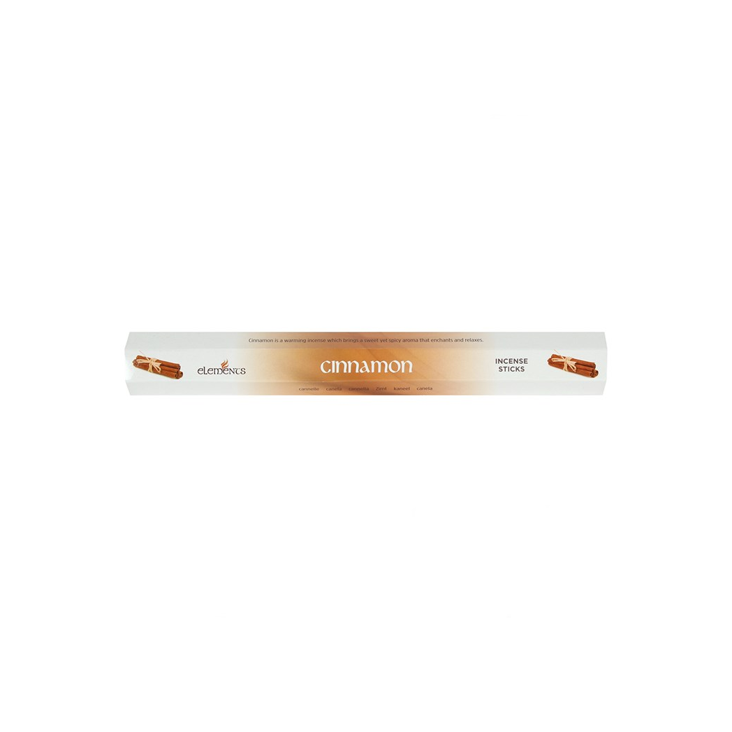 Elements Cinnamon Incense Sticks – Set of 6 Packs (120 Sticks)