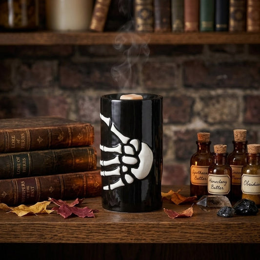 Skeleton Hand Oil Burner: A Spooky Touch for Your Home Fragrance Collection