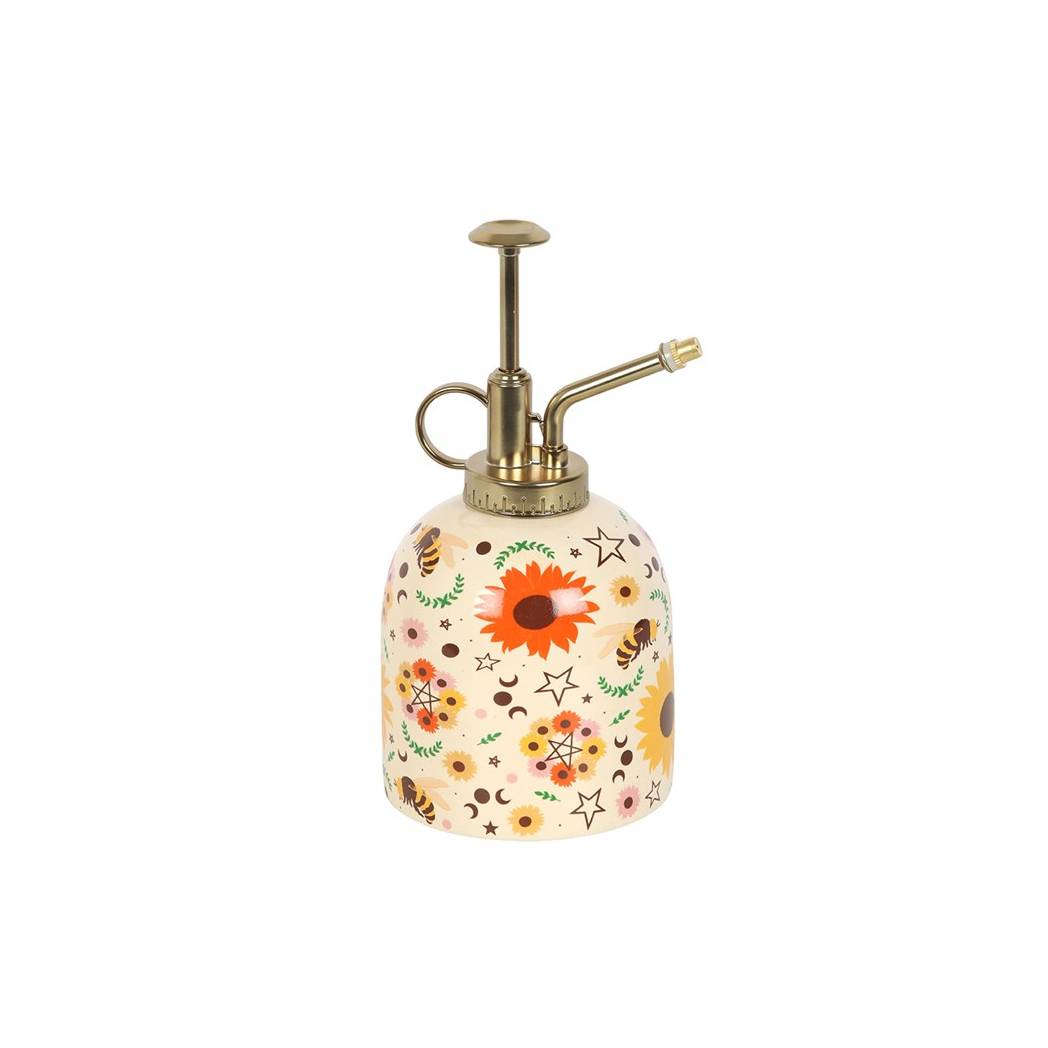Ceramic Plant Mister with Bee & Summer Solstice Print