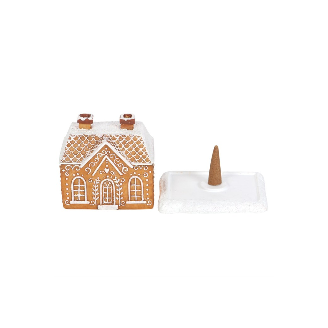 N/A Gingerbread House Incense Cone Burner -