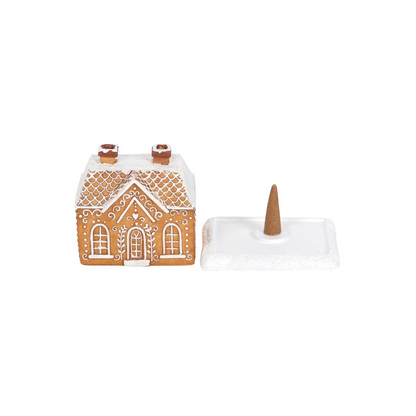 N/A Gingerbread House Incense Cone Burner -