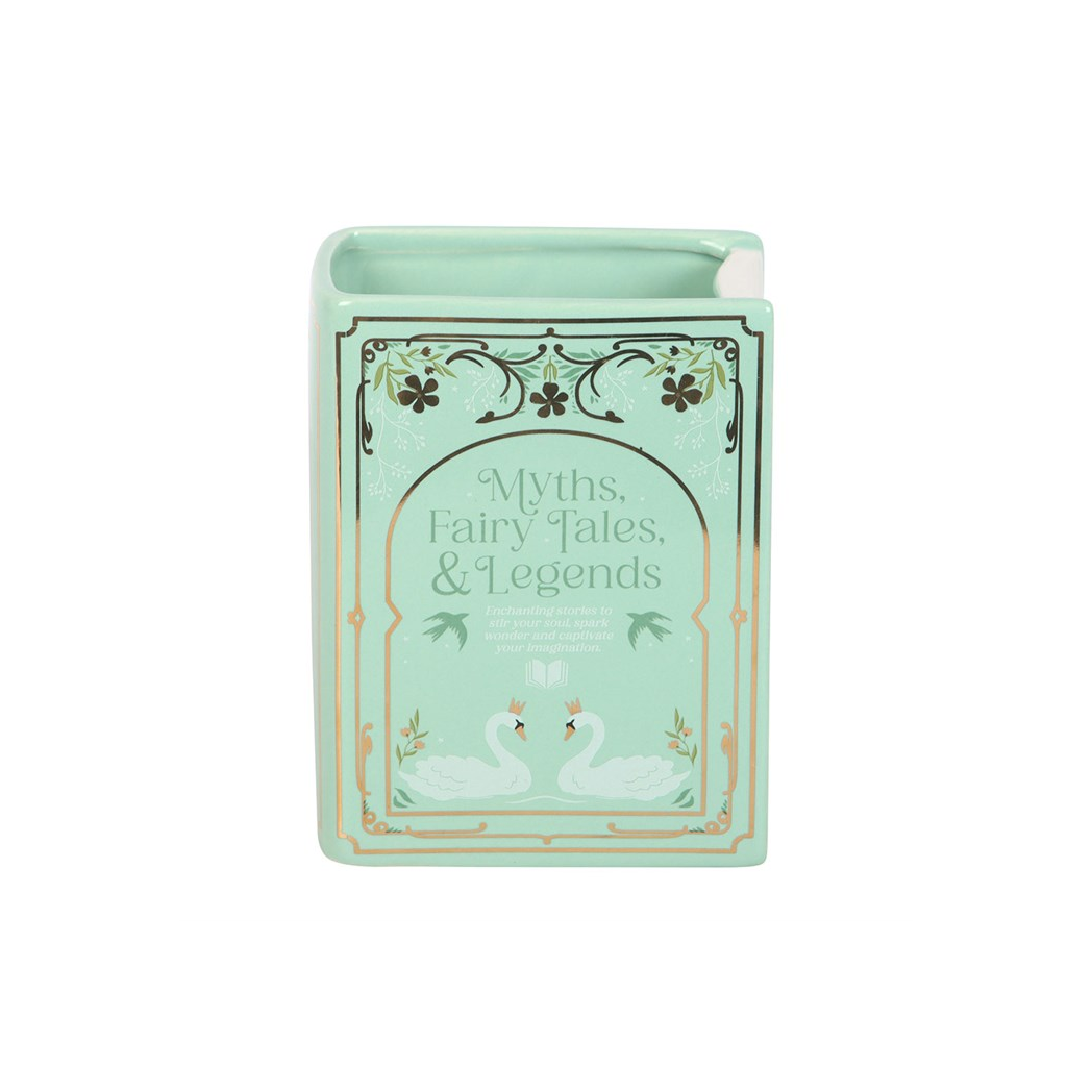 Charming Green Book Shaped Vase to Enrich Your Home Décor