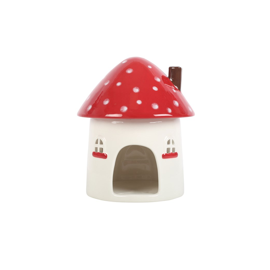 N/A Mushroom House Oil Burner and Wax Warmer -