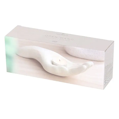 N/A Open Hand Tealight Holder -