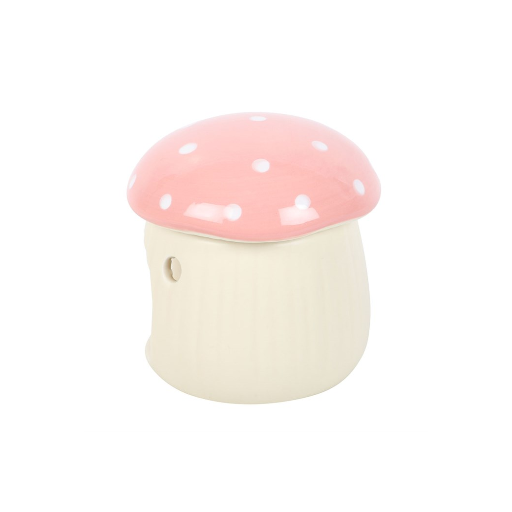 N/A Pink Mushroom Oil Burner -