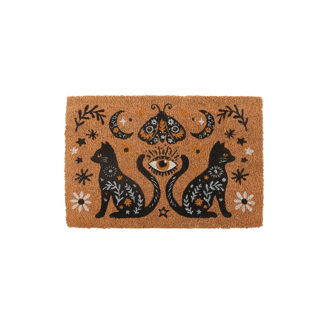 Spooky Cat Doormat – Enchant Your Home with Whimsical Style
