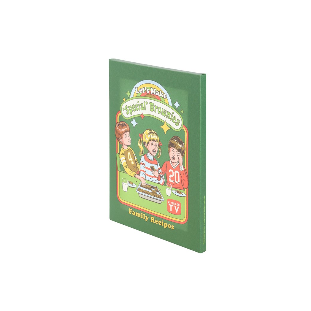 Steven Rhodes Canvas Plaque – Let’s Make Brownies, 19 × 25 cm