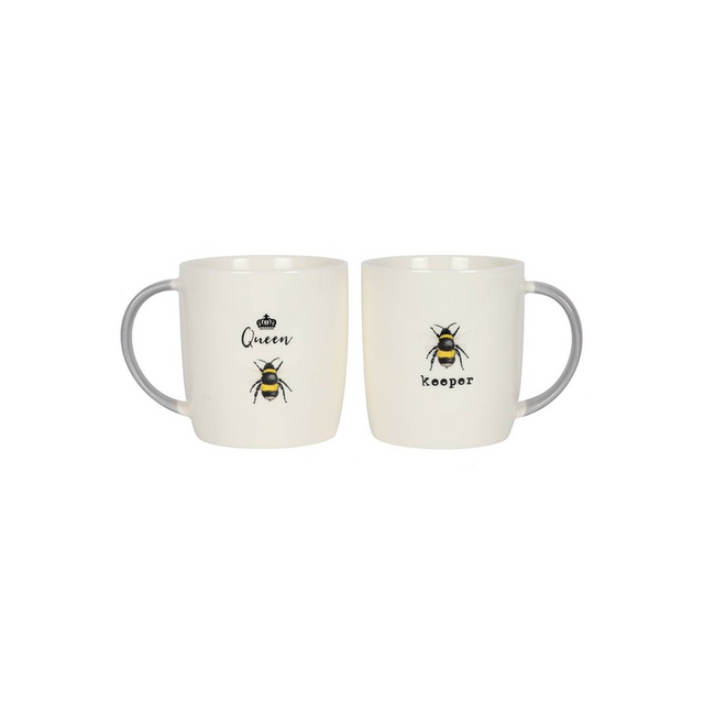 Queen Bee and Bee Keeper Mug Set