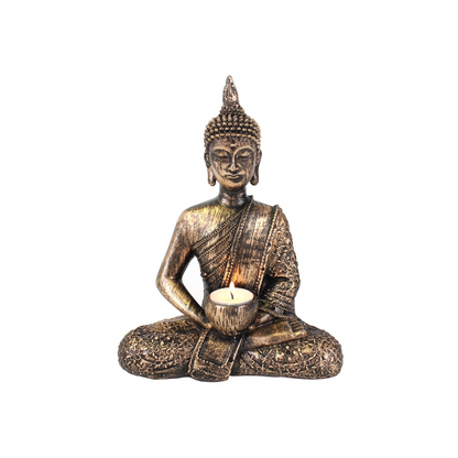 N/A Sitting Thai Buddha Tealight Holder -