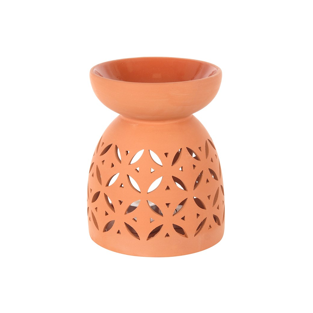N/A Giant Terracotta Oil Burner and Wax Warmer -