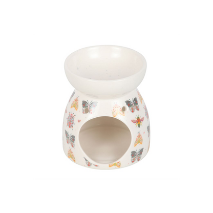 N/A Floral Bug Print Oil Burner and Wax Warmer -