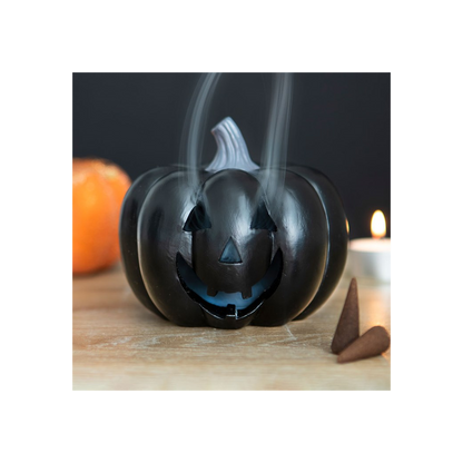 N/A Black Pumpkin Incense Cone Holder -