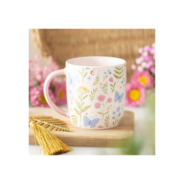 Luna Bloom Floral Print Mug