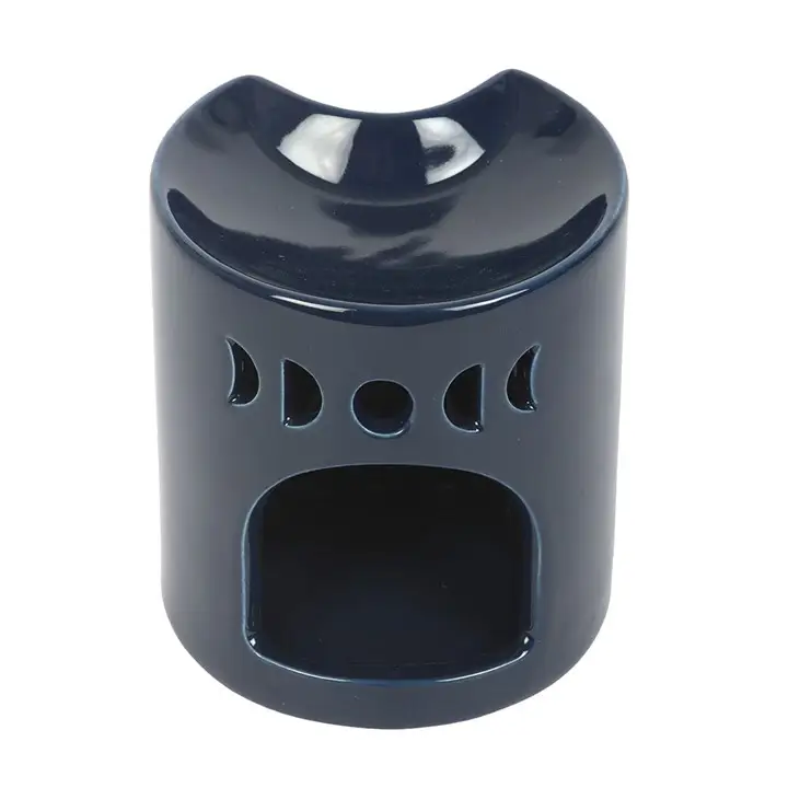 N/A Blue Crescent Moon Oil Burner -