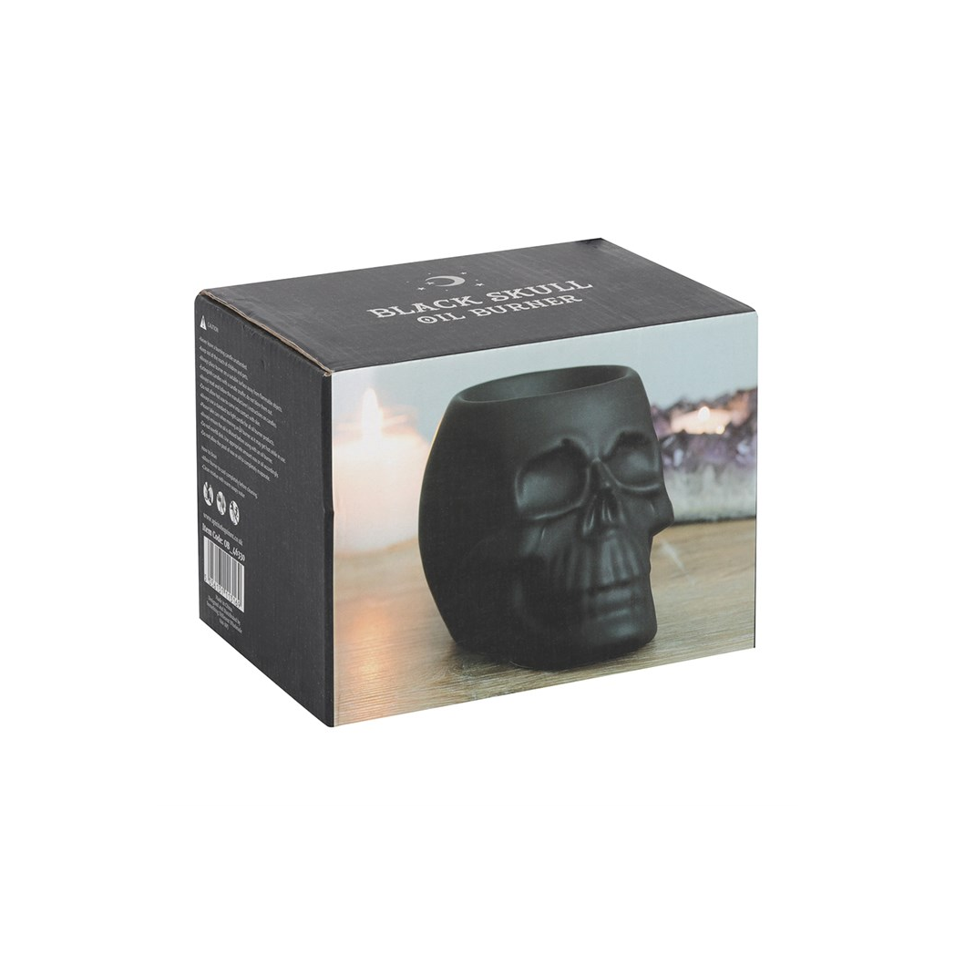 N/A Black Skull Oil Burner -