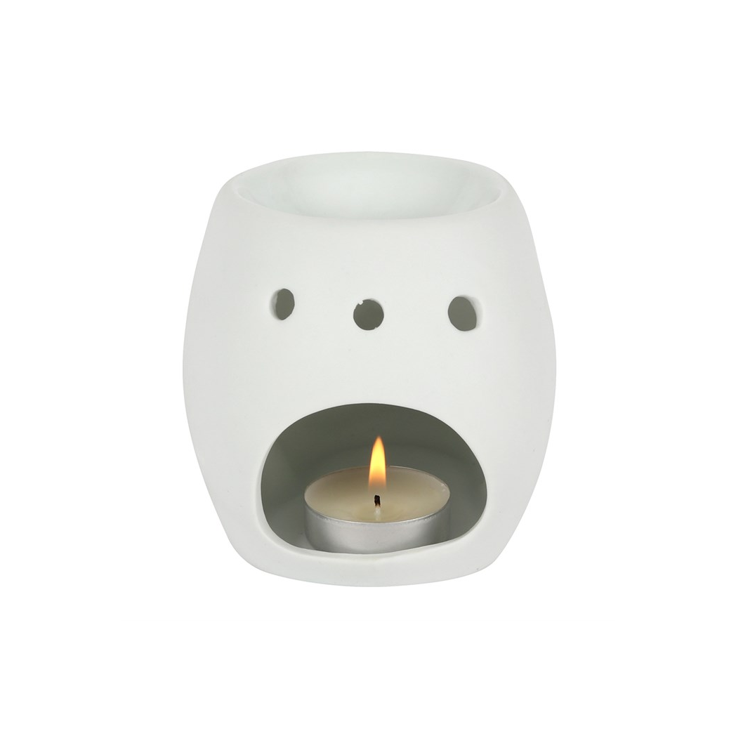 N/A White Skull Oil Burner -