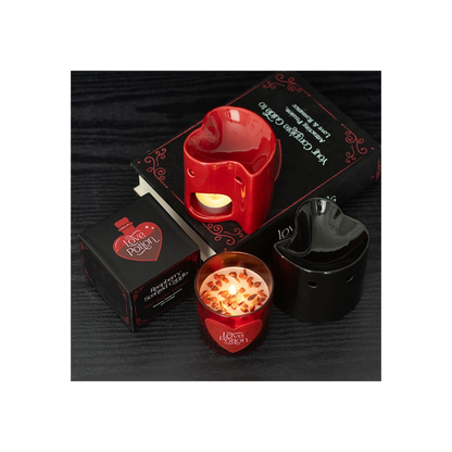 N/A Red Heart Oil Burner and Wax Warmer -