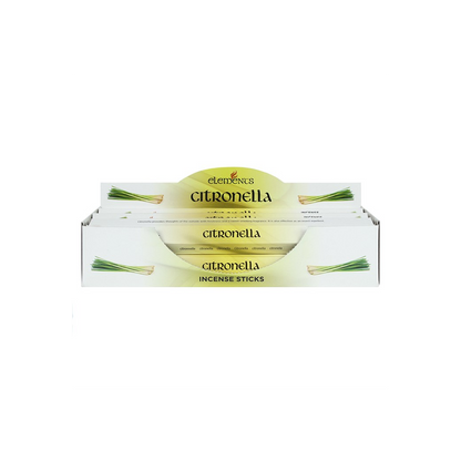 Elements Citronella Incense Sticks – Set of 6 Packs (120 Sticks)