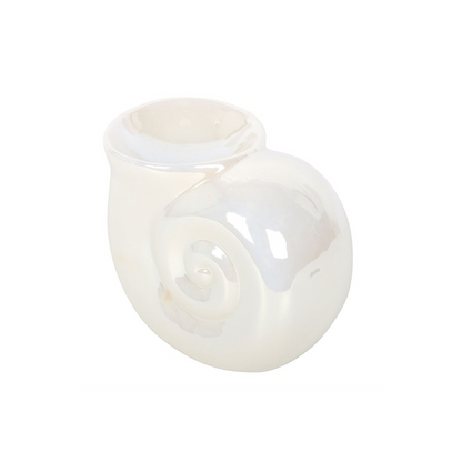 N/A Pearlescent Spiral Shell Oil Burner -