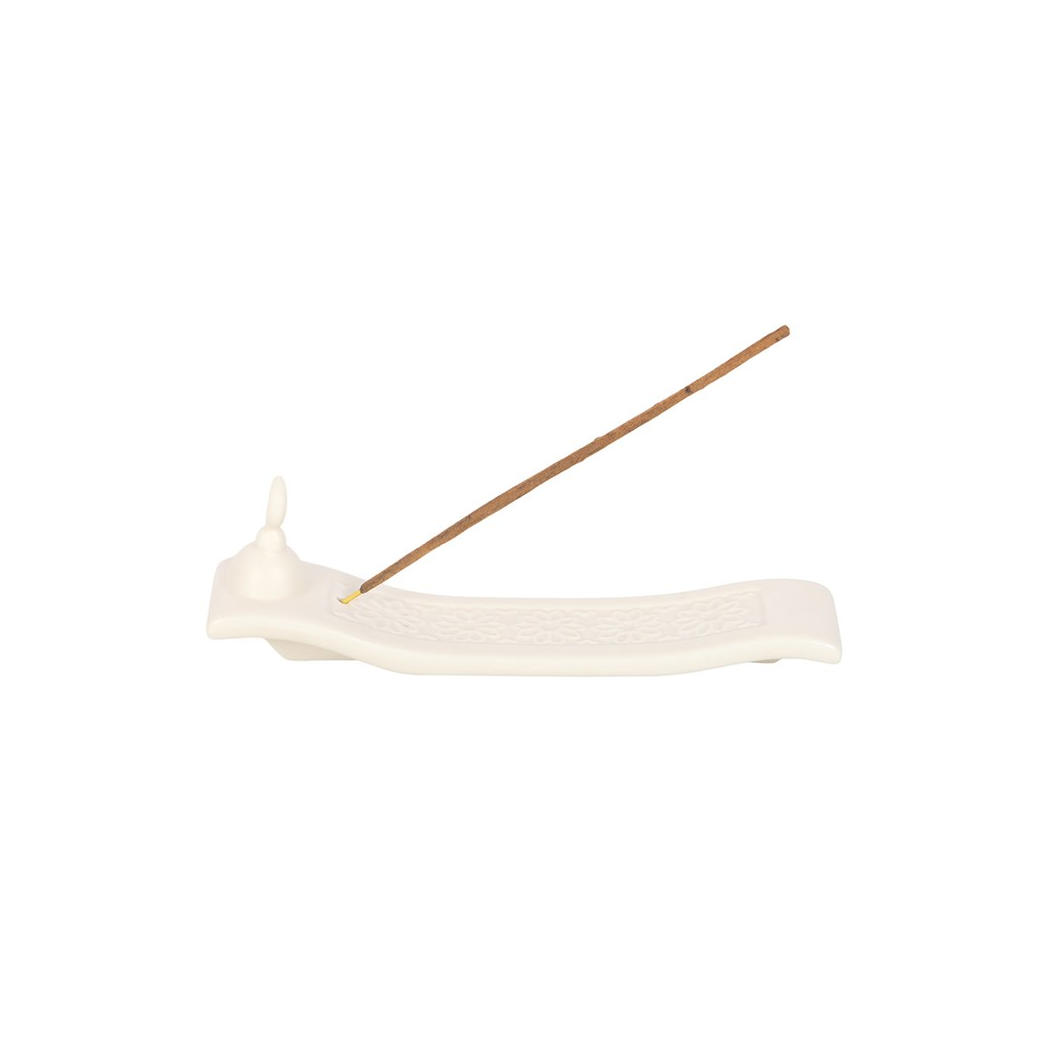 N/A Geometric Crescent Moon Incense Ash Catcher -