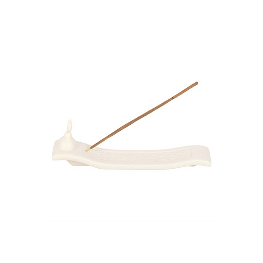 N/A Geometric Crescent Moon Incense Ash Catcher -