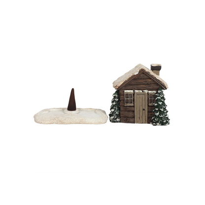 N/A Log Cabin Incense Cone Burner -