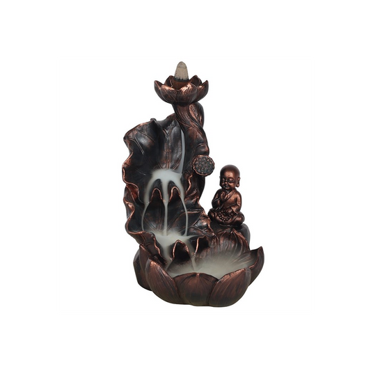 N/A Bronze Effect Buddha Backflow Incense Burner -