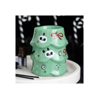 N/A Creepy Christmas Tree Oil Burner and Wax Warmer -