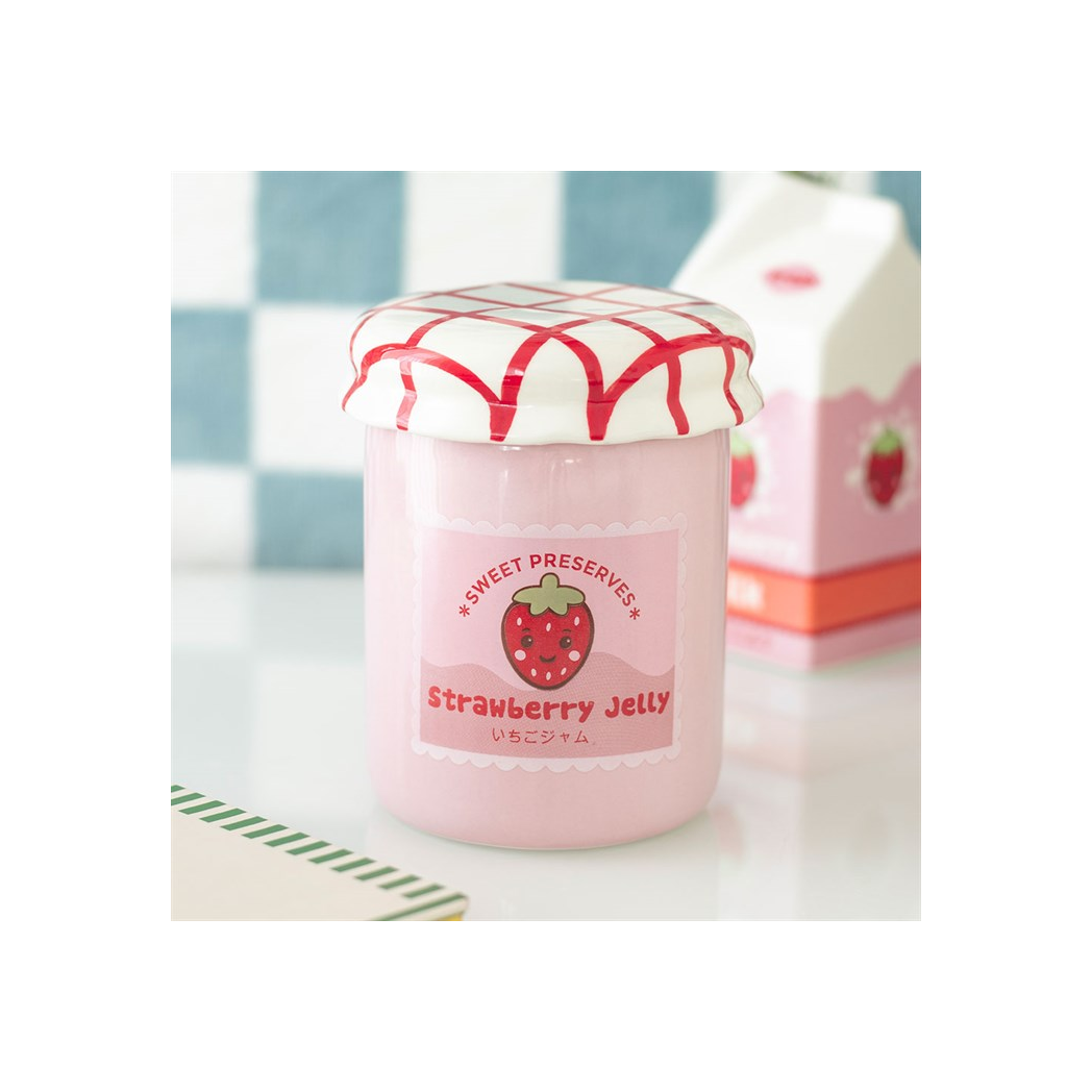 N/A Strawberry Jelly Jar Oil Burner and Wax Warmer -