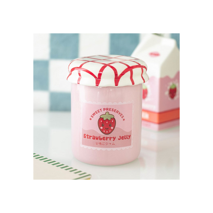 N/A Strawberry Jelly Jar Oil Burner and Wax Warmer -