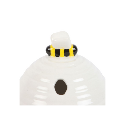 N/A White Beehive Incense Cone Holder -